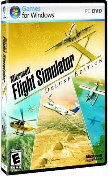 microsoft flight simulator x deluxe